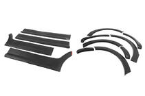 Volkswagen Caddy 2010–2015 Set sierlijsten en wielkastverbreders 1 deur, korte wielbasis foto 4