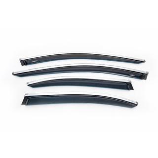 Raamwindschermen met chroomstrip SD (4 st., HIC) Mercedes E-сlass W213 2016–2023 foto 2
