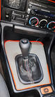 BMW 5 Serie E34 1988–1995 OEM pookknop (kunstleer, zwart, glad) foto 5