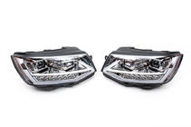 Volkswagen T6 2015–2024 Koplampen met LED-verlichting 2015-2019 (Silver, 2 stuks) foto 2