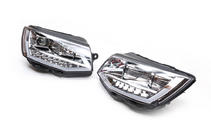 Volkswagen T6 2015–2024 Koplampen met LED-verlichting 2015-2019 (Silver, 2 stuks) foto 4