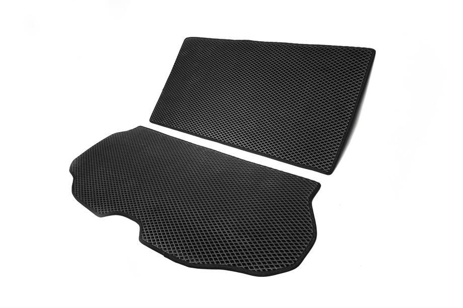 Volvo XC70 2007–2013 Kofferbakmat 2-delig (EVA, zwart) Image