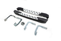 Mercedes Sprinter W906 2006–2018 DOT-Line side steps achter het wiel (2 stuks, aluminium) Lang foto 2