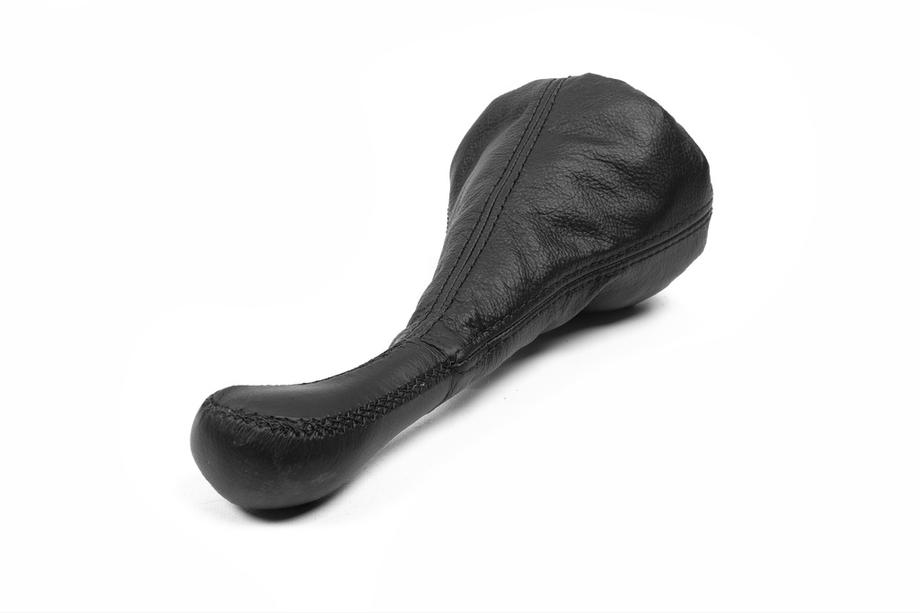 Universele pookhoes met versnellingspookknop (zwart, leer) Foto 3