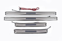 Toyota Land Cruiser Prado 150 2009–2023 Instaplijsten met verlichting (4 stuks, RVS) foto 2