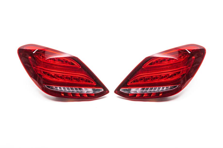Mercedes C-klasse W205 2014–2021 Achterlichten 2014-2018 (2 stuks) Foto 1