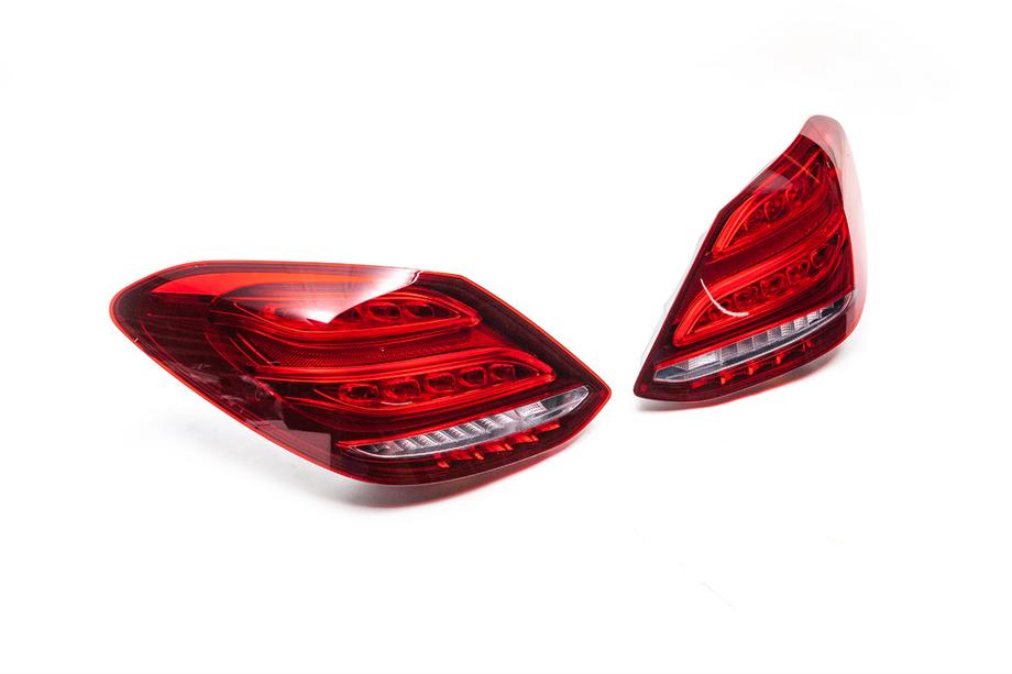 Mercedes C-klasse W205 2014–2021 Achterlichten 2014-2018 (2 stuks) Foto 3