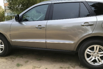 Hyundai Santa Fe 2 2006–2012 Deur sierlijst (set 4 stuks, RVS) foto 1