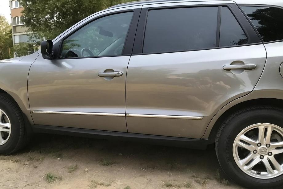 Hyundai Santa Fe 2 2006–2012 Deur sierlijst (set 4 stuks, RVS) Image