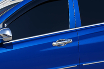 SsangYong Action 2005–2018 Raamlijsten voor zijruiten PickUp (4 stuks, RVS) foto 1