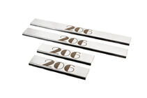 Peugeot 206 1998–2024 Carmos instaplijsten RVS (4 stuks) foto 1