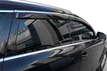 Skoda Superb 2009–2015 Raamwindschermen met chromen sierlijst SW (4 stuks, HIC) foto 5