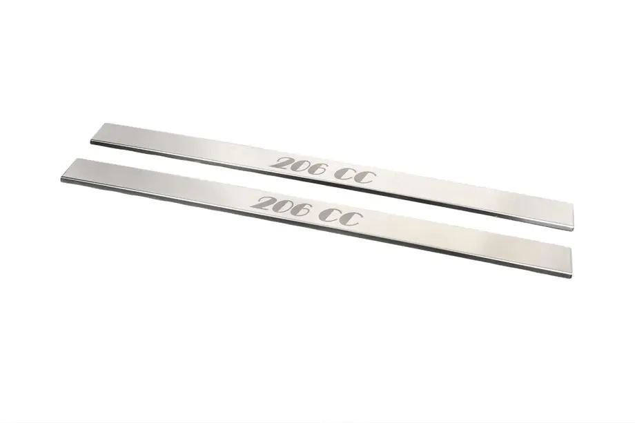 Peugeot 206 1998–2024 Carmos instaplijsten (2 stuks, RVS) Image