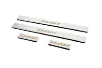 Volkswagen Passat B5 1997–2005 Carmos dorpellijsten (set 4 stuks, RVS) foto 6