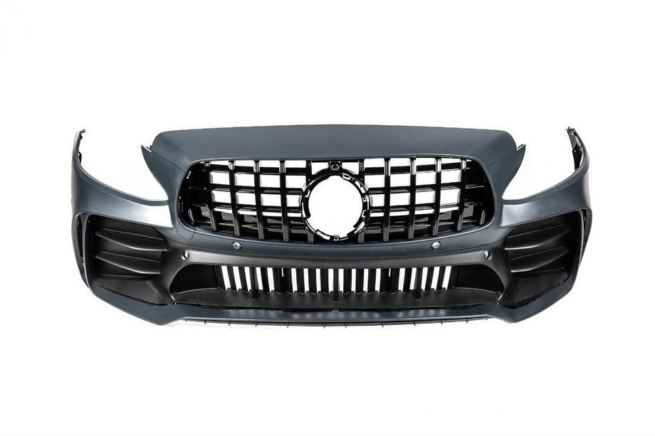 Mercedes C-klasse W205 2014–2021 Bodykit set met volledige achterbumper (Black Mamba C63GT-design) Foto 18