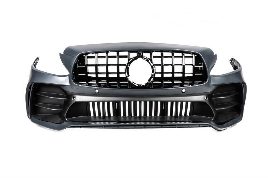 Mercedes C-klasse W205 2014–2021 Bodykit set met volledige achterbumper (Black Mamba C63GT-design) Foto 19