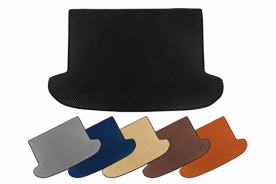 BMW 7-serie E65/66 2001–2008 EVA kofferbakmat (voor E65, zwart) Image