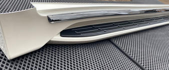 Toyota Land Cruiser 200 2007–2021 Sidebars Exlusive (design 2021) Witte kleur foto 3