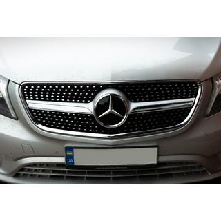 Voorgrille Diamond (2014-2023 voor Vito W447) Mercedes Vito/V-klasse W447 2014– foto 3