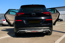 Hyundai Tucson TL 2016–2021 Voor- en achterlipspoilers 2019+ (2 stuks) foto 2