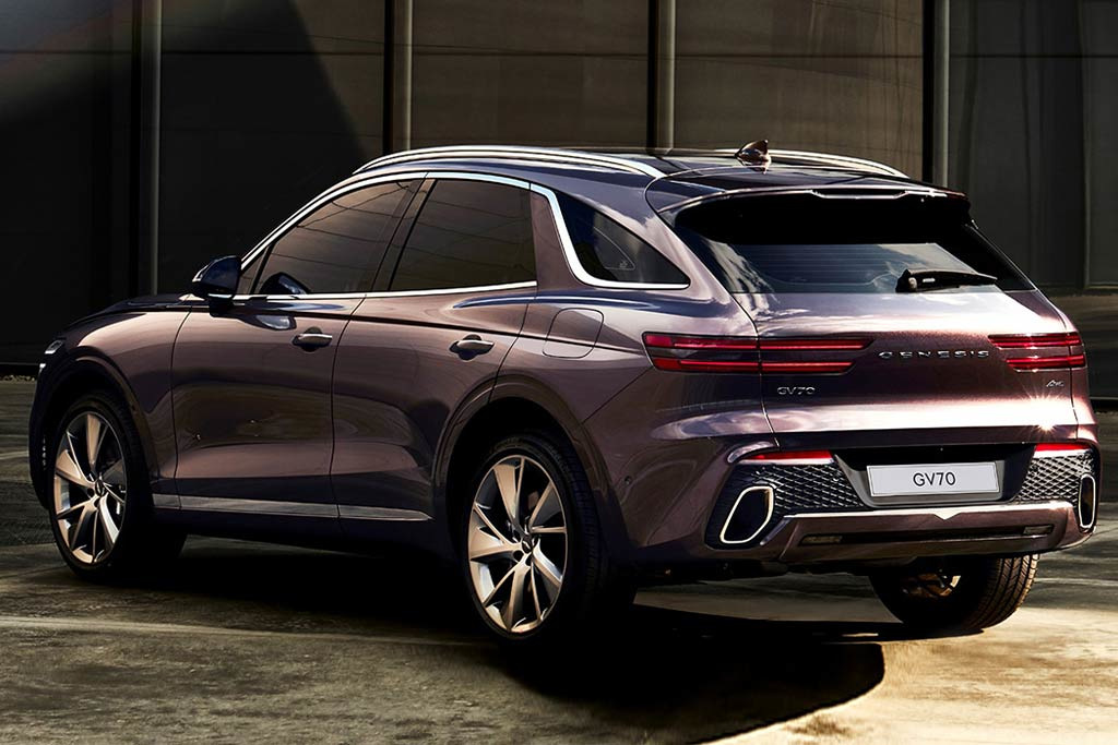 Foto’s van de nieuwe Genesis GV70-crossover zijn online verschenen
