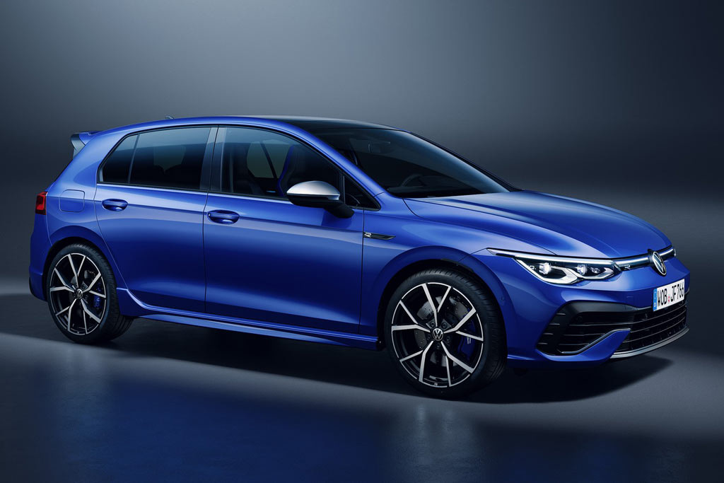 Hete uitvoering van de achtste generatie Volkswagen Golf R hatchback onthuld