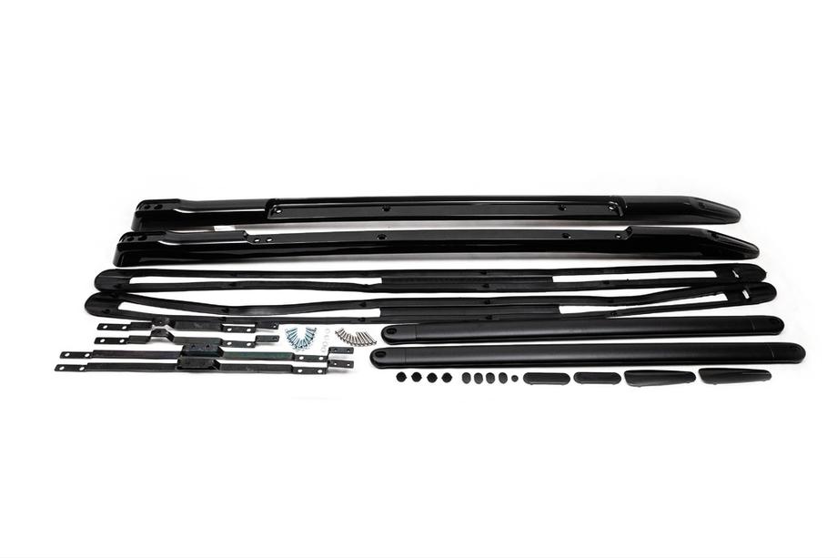 Lexus LX570/450d 2008–2022 Dakrails met dwarsbalken, zwart (Exclusive, 2 stuks) Foto 6