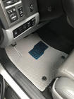 Toyota Sequoia 2007–2022 Polyurethaan automatten, 3 rijen (EVA, grijs) Middenrij – doorgang foto 14