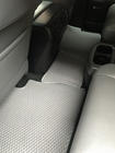 Toyota Sequoia 2007–2022 Polyurethaan automatten, 3 rijen (EVA, grijs) Middenrij – doorgang foto 17