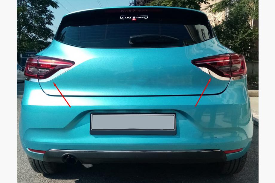 Renault Clio V 2019– RVS achterlichtomlijsting (2 stuks) Image