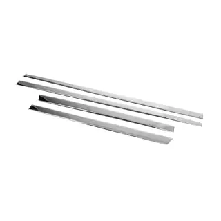 Deurstrips (set van 4, RVS) foto 3