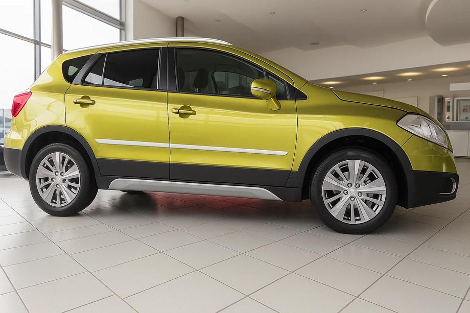 Suzuki SX4 S-Cross 2013–2016 Deurstrips (set van 4, RVS) Image