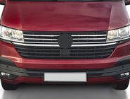 Volkswagen T6 2015–2024 Chroom grillelijsten 2019+ (4 stuks, RVS) OmsaLine - Italiaans roestvrij staal foto 1