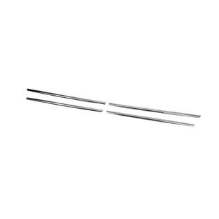 Chroom grillelijsten 2019+ (4 stuks, RVS) Volkswagen T6 2015–2024 foto 3