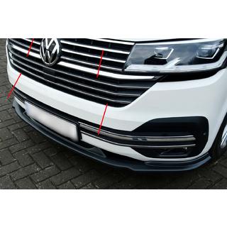 Chroom grille sierlijsten 2019+ (5 stuks, RVS) Volkswagen T6 2015–2024 foto 1