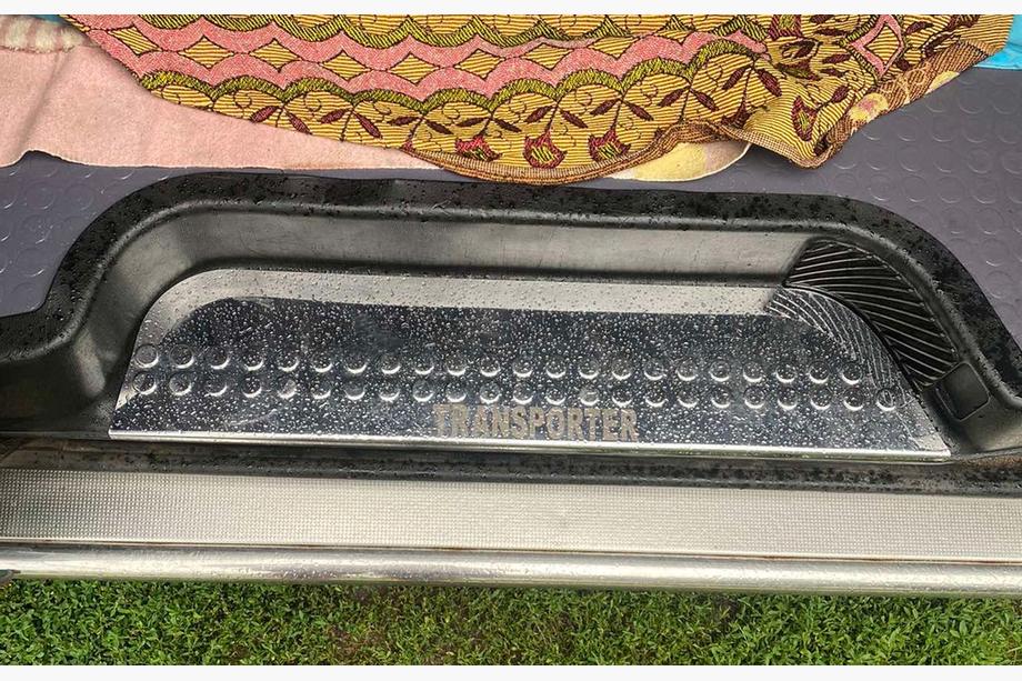 Volkswagen T4 Transporter 1990–2003 Interieur dorpellijsten type 4 (staal) Set van 4 stuks Foto 2
