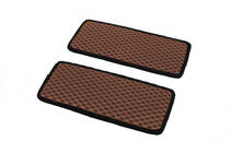 Citroen Jumper 2007–2025 Polyurethaan dorpelmatten (2 stuks, EVA, baksteenrood) foto 2