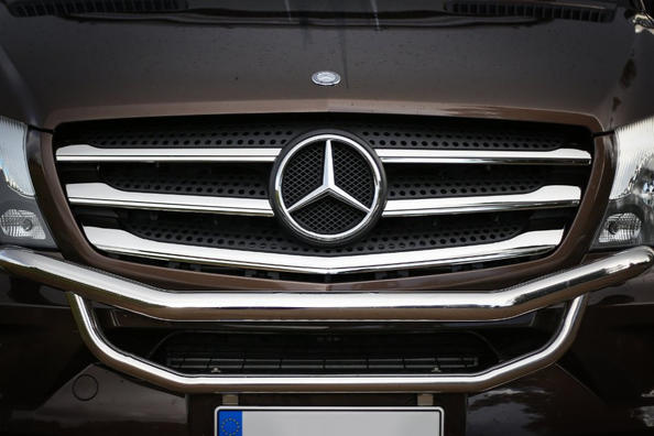 Chromen sierlijst voor de radiateurgrille van de auto