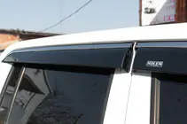 Volkswagen Amarok 2010–2022 Raamwindschermen met chromen sierlijst (set van 4, Niken) foto 5