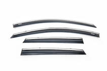 Toyota Auris 2012–2018 Raamwindschermen met chroomstrip Niken (2012-2015, HB/SW, 4 stuks) foto 2