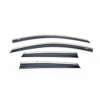 Raamwindschermen met chroomstrip Niken (2012-2015, HB/SW, 4 stuks) Toyota Auris 2012–2018 foto 2