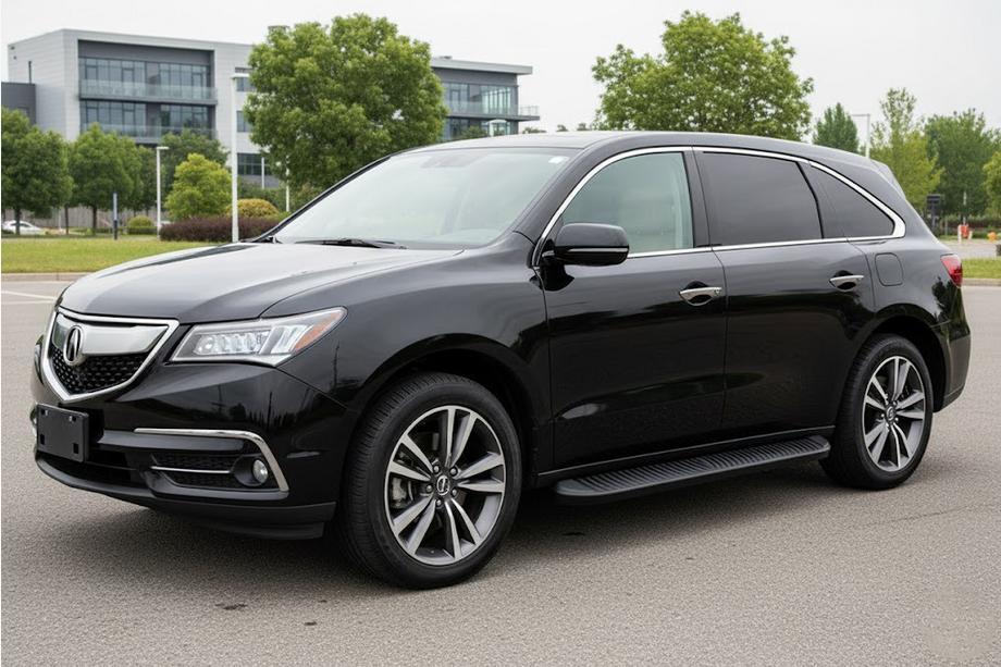 Acura MDX 2013–2020 Tayga Black zijtreden (set van 2, aluminium) Image