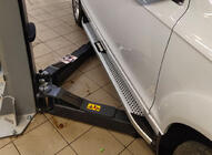Audi Q7 2005–2015 Mevsim Grey side steps (2 stuks, aluminium) foto 1