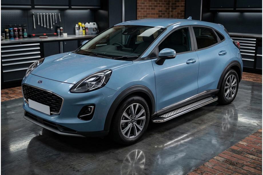 Ford Puma 2019– Side steps Maydos V2 (2 stuks, aluminium) Image