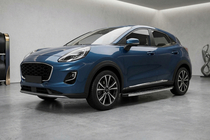 Ford Puma 2019– BlackLine side steps (2 stuks, aluminium) foto 1