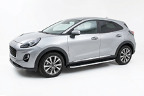 Ford Puma 2019– Fullmond side steps (2 stuks, aluminium) foto 1