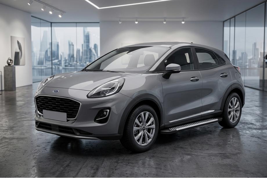 Ford Puma 2019– Side steps Line (2 stuks, aluminium) Image