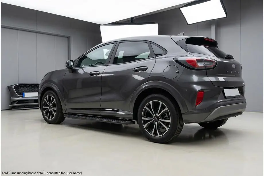 Ford Puma 2019– Tayga Black zijtreden (set van 2, aluminium) Image