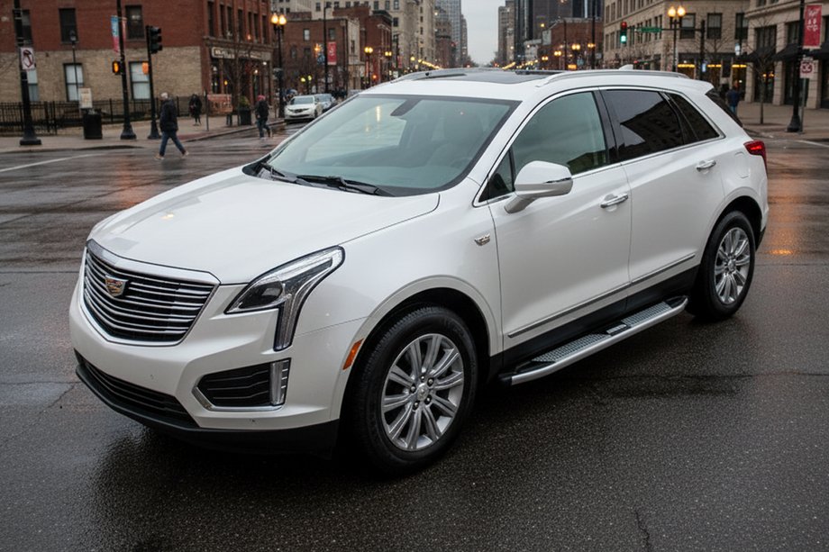 Cadillac XT5 2016– Mevsim Grey side steps (2 stuks, aluminium) Image