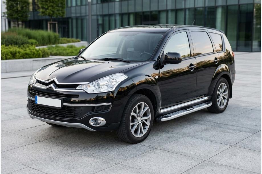 Citroen C-Crosser 2007–2013 Mevsim Grey side steps (2 stuks, aluminium) Image